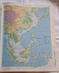 Philips Secondary School Atlas 1975 Vintage Illustrated Softcover World Maps (27