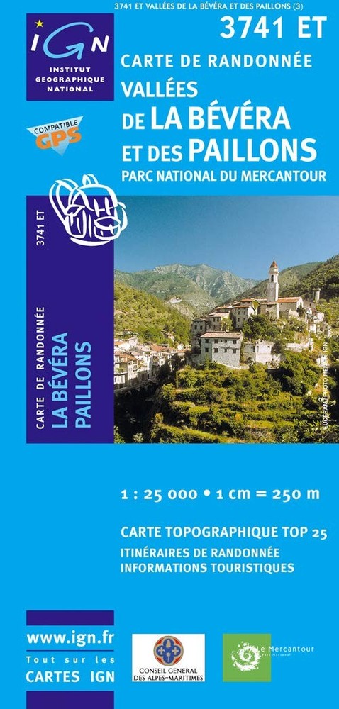 Institut Geographique Natio Vallées de La Bévéra et des Paill (Map) (UK IMPORT)