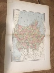 1895 Peoples Family Atlas Maps France Polar Regions Article Discoveries