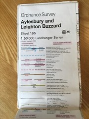 1993 Ordnance Survey Landranger Map 165 Aylesbury And Leighton Buzzard Area
