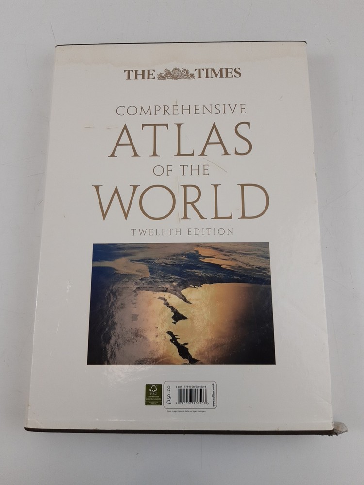 Times Comprehensive Atlas Of The World, 12th Edition Excellent Condition