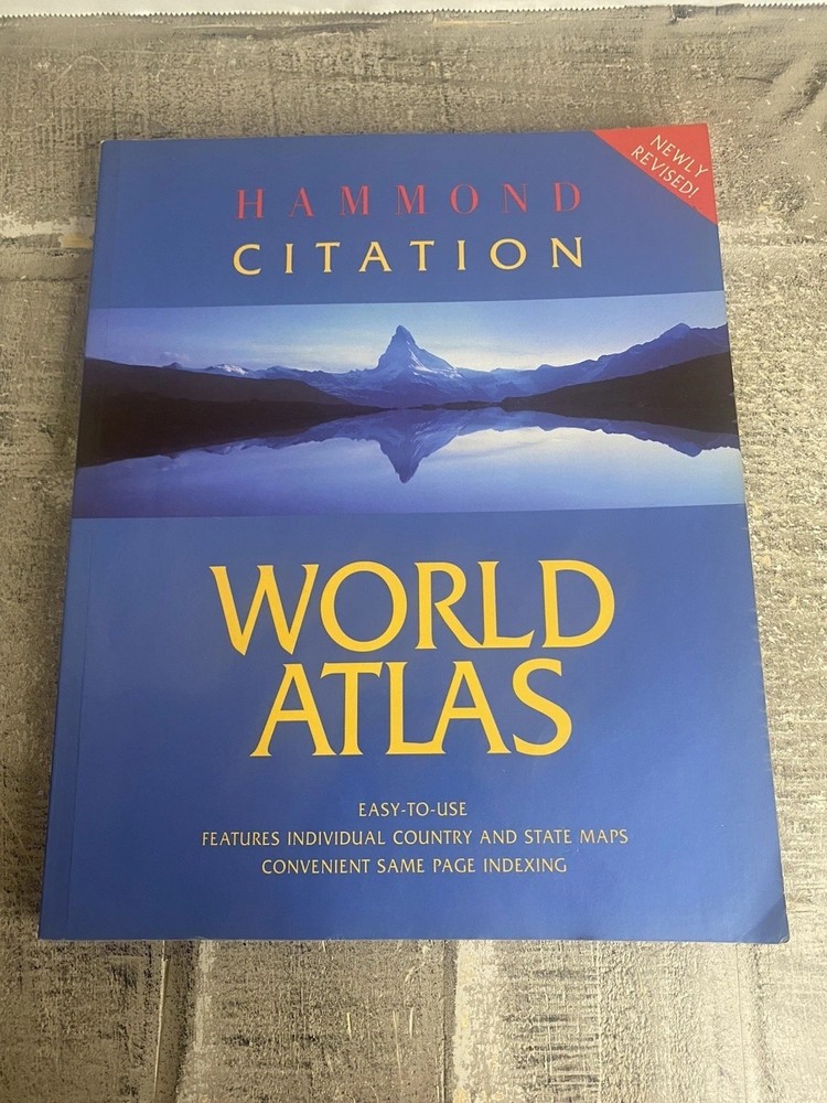 World Atlas by Hammond World Atlas Corporation Staff (1999, Digital, Other,…