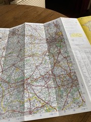 Michelin Road Map No.51 Calais Lille Bruxelles 1/200000
