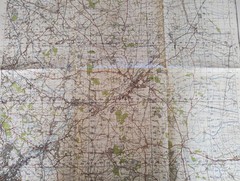 Vintage Second World War 1951 Ordnance Survey Map – Doncaster, WWII Map