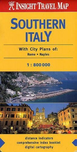Southern Italy Insight Travel Map Sheet map, folded Book The Fast Free Shipping