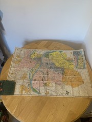 Vintage 1950 Plan de Lyon Guide Pol – Francis Bererd – Map & Street Index