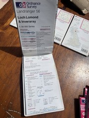 Vintage Ordnance Survey Landranger Maps Scotland Lot (9) Ben Nevis Loch Lomond +