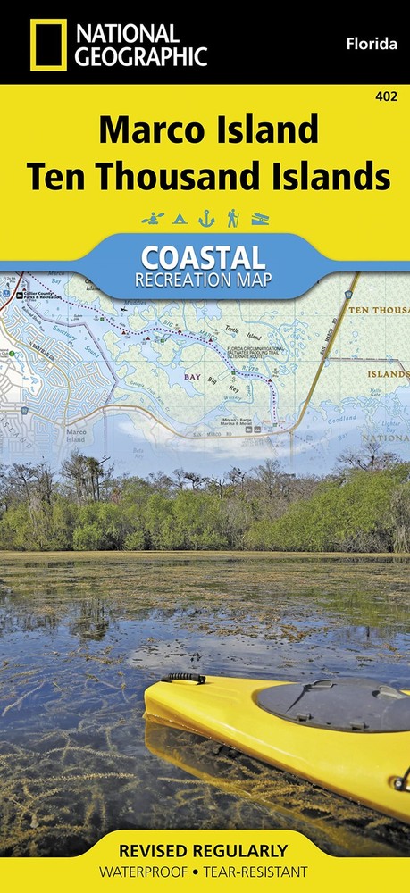 Marco Island, Ten Thousand Islands Map (National Geographic Trails…