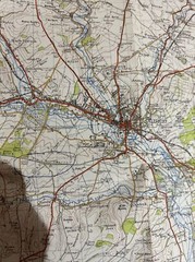 SALISBURY – 1940 Cloth Sixth Edition Ordnance Survey One Inch Sheet 167 Pewsey