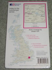 OS Ordnance Survey Landranger Map Sheet 177 East London – 1999