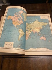 *Rare* 1937 Hammond’s New World Atlas – Doubleday Doran XLG Edition W/World Map