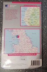 OS Ordanance Survey Landranger Maps No 89 ,90, 96 & 97.