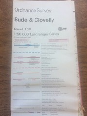 Bude & Clovelly Devon England OS Landranger GB Map 1:50000 First Series