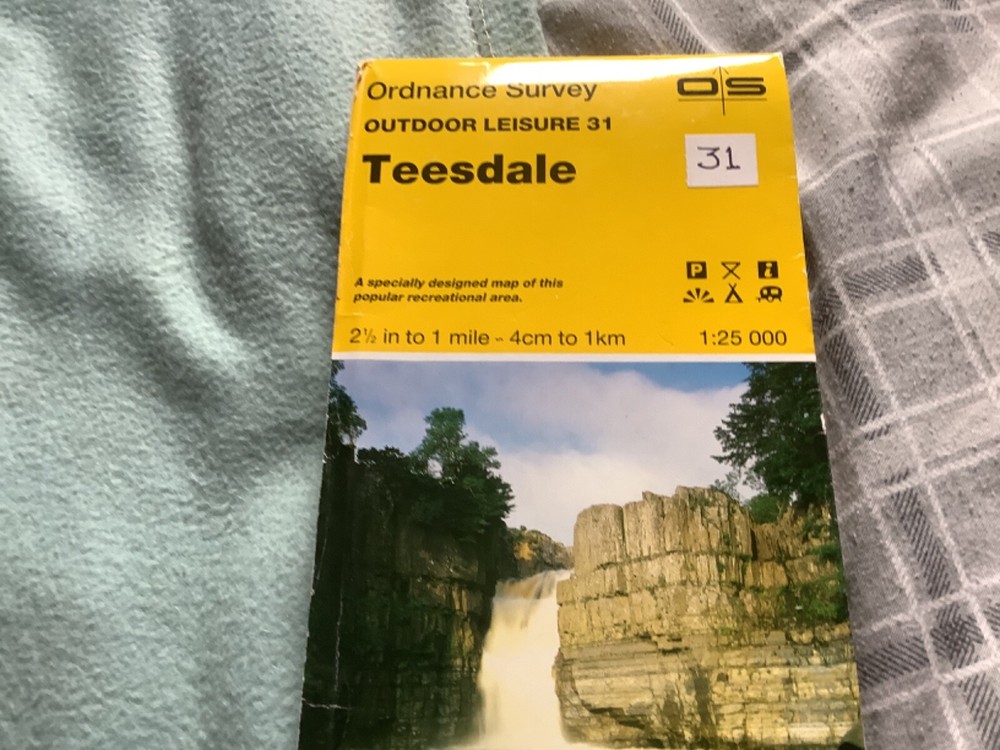 OS, Outdoor Leisure Map 31 – Teesdale