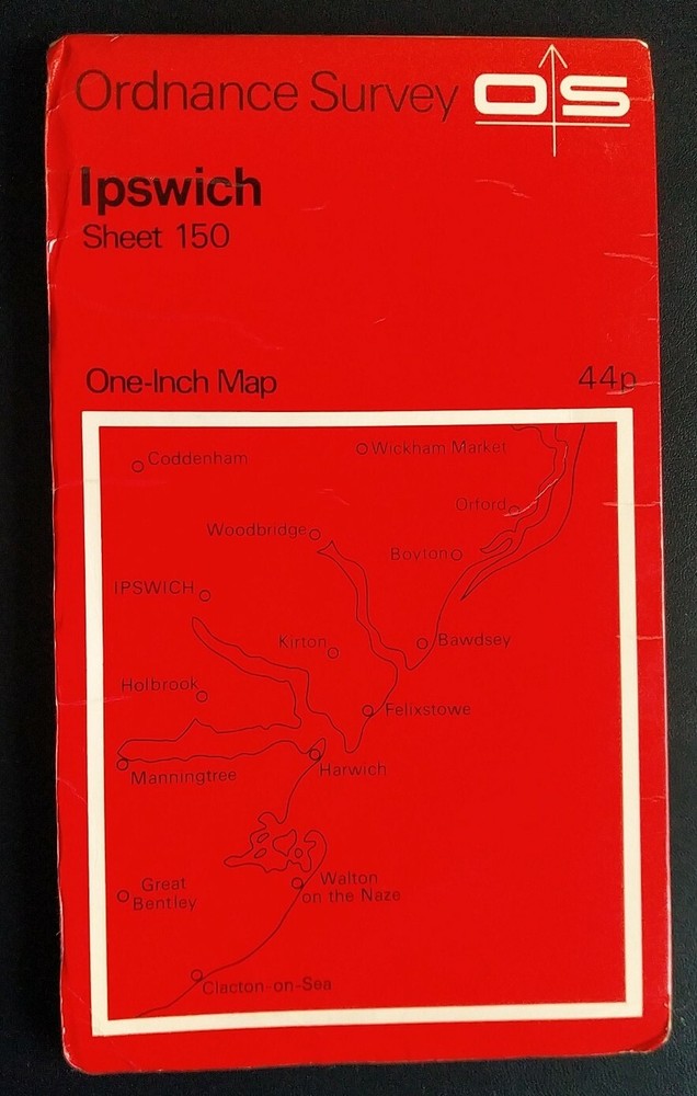 Ordnance Survey One-Inch Map, Sheet 150: Ipswich (1969).