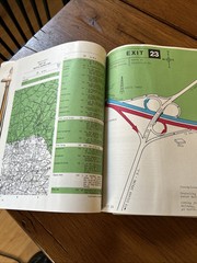 Washington D.C. Area Capital Beltway 1972-73 Guide And Atlas Book Interstate 495