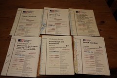 18 x Ordnance survey maps OS Landranger of North Scotland No covers flat maps