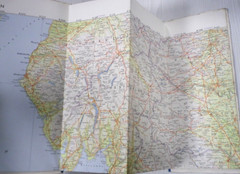 RAC Bartholomew’s LANCS & YORKS Sixth-Inch Motoring Map of Great Britain Sheet 5