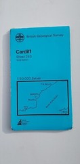 Ordnance Survey Geological Map, Cardiff, Solid & Drift, Folded Map, Sheet 263