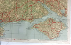 5 x assorted Dorset Ordnance Survey Geographia maps Dorchester & Bournemouth