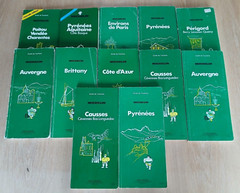 Job Lot of 12 Vintage Michelin European Travel Guides (French Language Versions)
