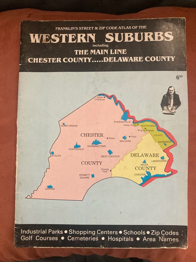 FRANKLIN’S STREET ATLAS OF WESTERN PHILA SUBURBS