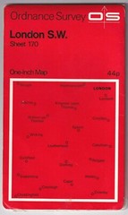 ORDNANCE SURVEY ONE INCH MAP: LONDON S.W.