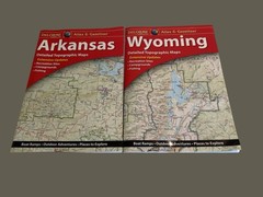 DeLorme Atlas and Gazetteer Detailed Topographic Extensive Arkansas & Wyoming
