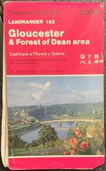 OS Ordnance Survey Landranger Map 1984 Sheet 162 – GLOUCESTER AND FOREST OR DEAN