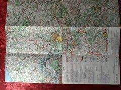 IGN France Carte Touristique 103 Île-de-France Champagne Map Vintage 1980s