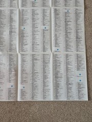 Vintage Ford Customer Service Folding Map Of Germany 1984