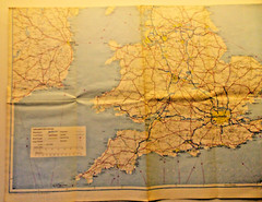 Horizon Holiday Motoring Map of UK 1:1250000 1987