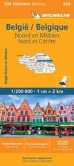 Belgium North & Central – Michelin Regional Map 533 by Michelin