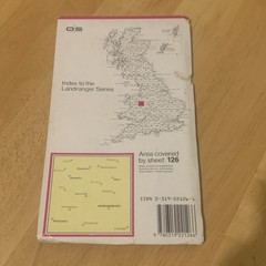 Ordnance Survey Landranger 126 Shrewsbury & Surrounding Area Map (1994)