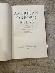 The American Oxford Atlas 1951 Oxford University Press Hardcover