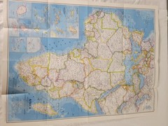 National Geographic Making of America Map Posters 1970-80s Mid East Euro Africa