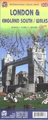 LONDON & ENGLAND SOUTH / WALES TRAVEL REFERENCE MAP By International Travel Maps