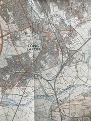 Ordnance Survey Map Pathfinder 833 – Nottingham (South West) – 1987 Edition