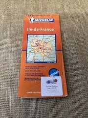 Michelin Map ile-de-France No 514 Fold Out Map French Language