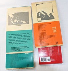 Vintage Traveller maps Europe Asia Middle East See photo