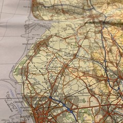 NORTH WALES & LANCASHIRE 1975 paper Ordnance Survey Quarter Inch Map Sheet 10