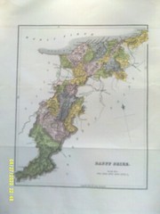 Antique Map. Banff Shire. c1882. Steel engraving. W.H. Lizars.