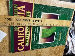 NORTHERN CALIFORNIA Delorme Atlas&Gazetteer Map Book Topo Back Roads Recreation