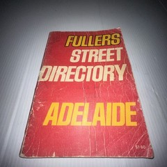 Fullers Street Directory Adelaide and Suburbs 1972 vintage maps reference guide