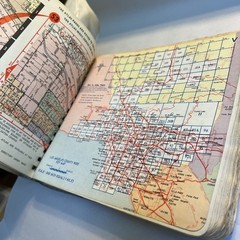 Thomas Bros Los Angeles & Orange Counties Street Atlas Map Book #H