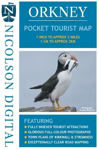 Val Fry Nicolson Orkney Pocket Tourist Map (Map)