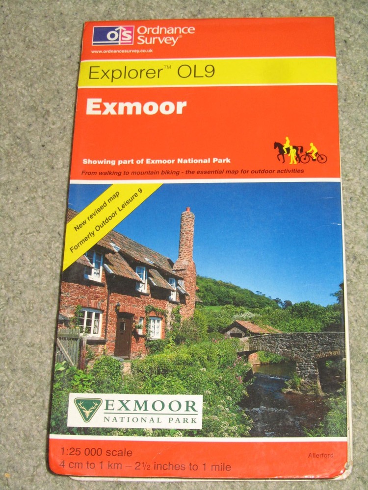 OS Ordnance Survey Outdoor Leisure / Explorer maps – very good condition