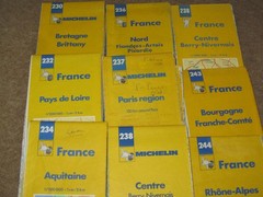 Michelin Regional Maps – France – good condition & low prices – 1980-2003