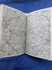 Road Atlas of Great Britain 1955 Hardback Book Vintage VGC – USED with DJ