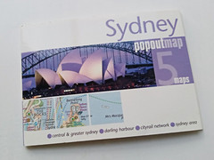Sydney Australia Popout Map